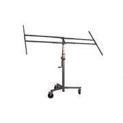 ALZALASTRE TELESCOPICO A CREMAGLIERA CON RUOTE 110x76 cm - 153h - AKIFIX