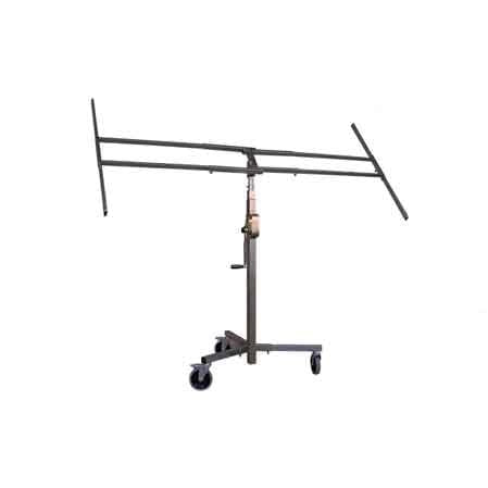 ALZALASTRE TELESCOPICO A CREMAGLIERA CON RUOTE 110x76 cm - 153h - AKIFIX