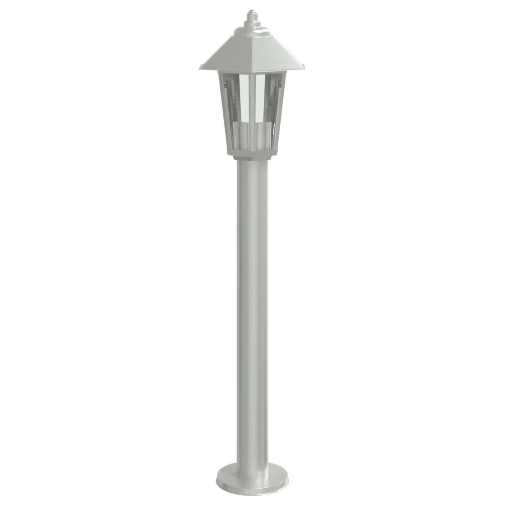 Lampada da Terra per Esterni Argento 80 cm in Acciaio Inox CFW4818570