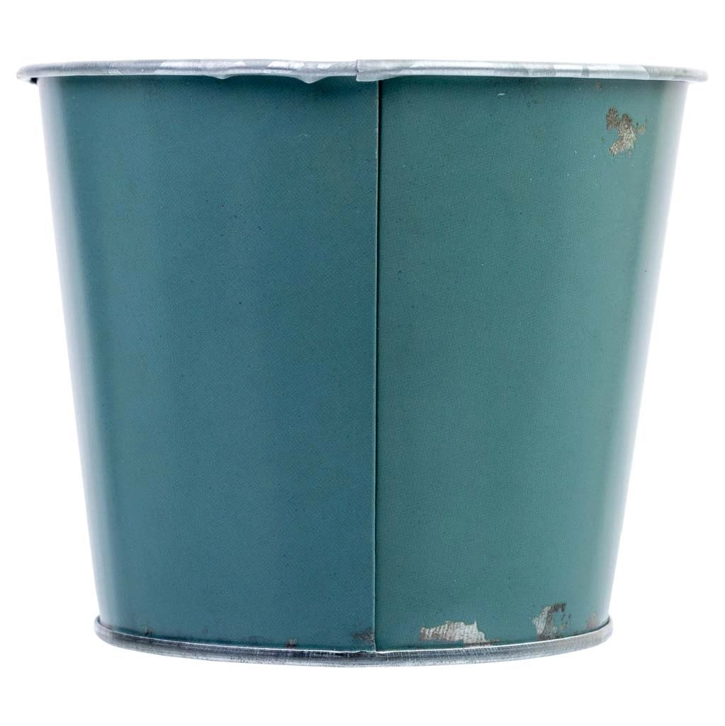 Cestino in metallo blu 19,5x11,5x9 B16,5x8,5