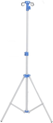 IV-paar per infusione con regolazione di altezza 75-210 cm - supporto portatile per infusione - pieghevole - acciaio inossidabile - 4 ganci - stabilità e affidabilità