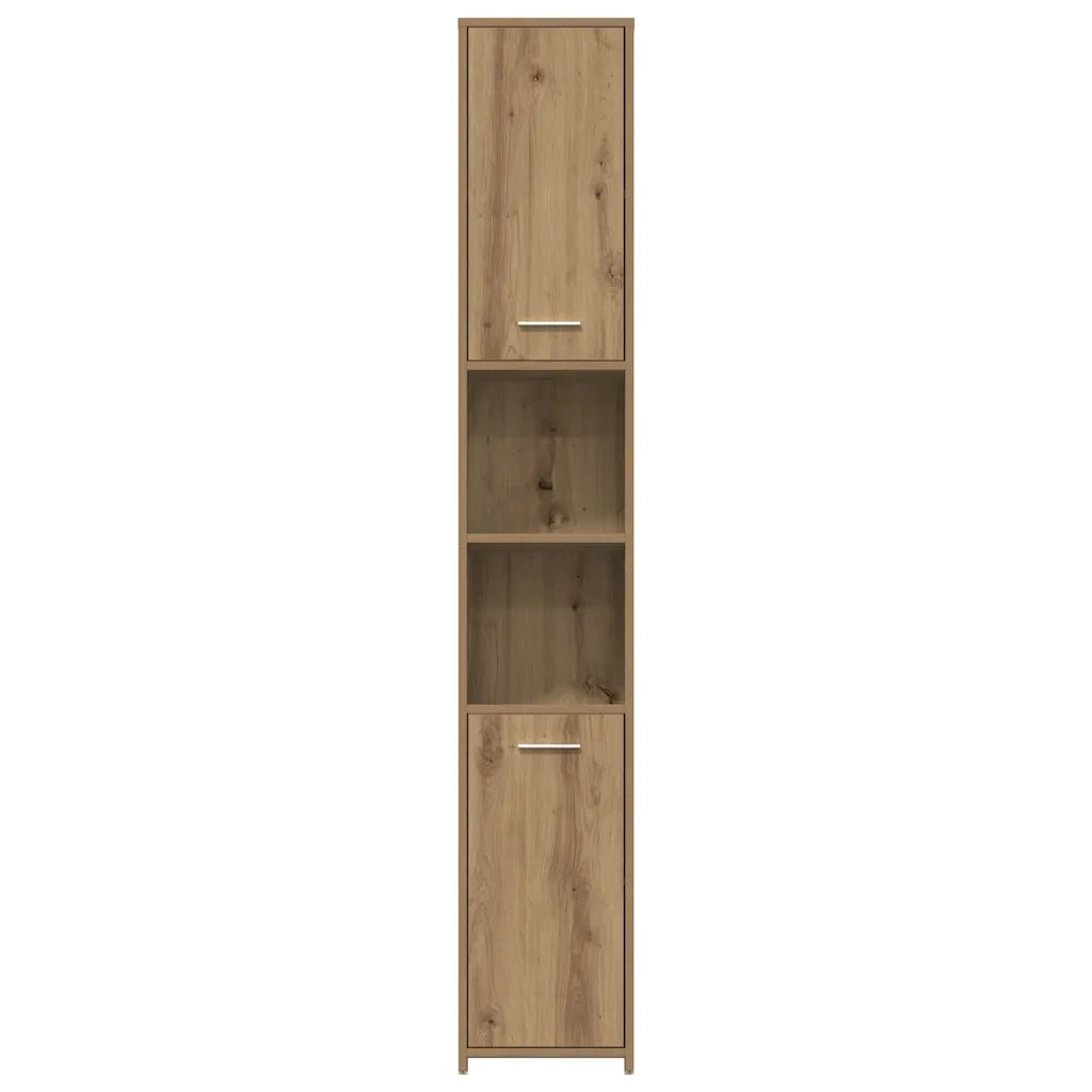 Mobile da Bagno Rovere Artigianale 30x30x183,5 cm in tecnico