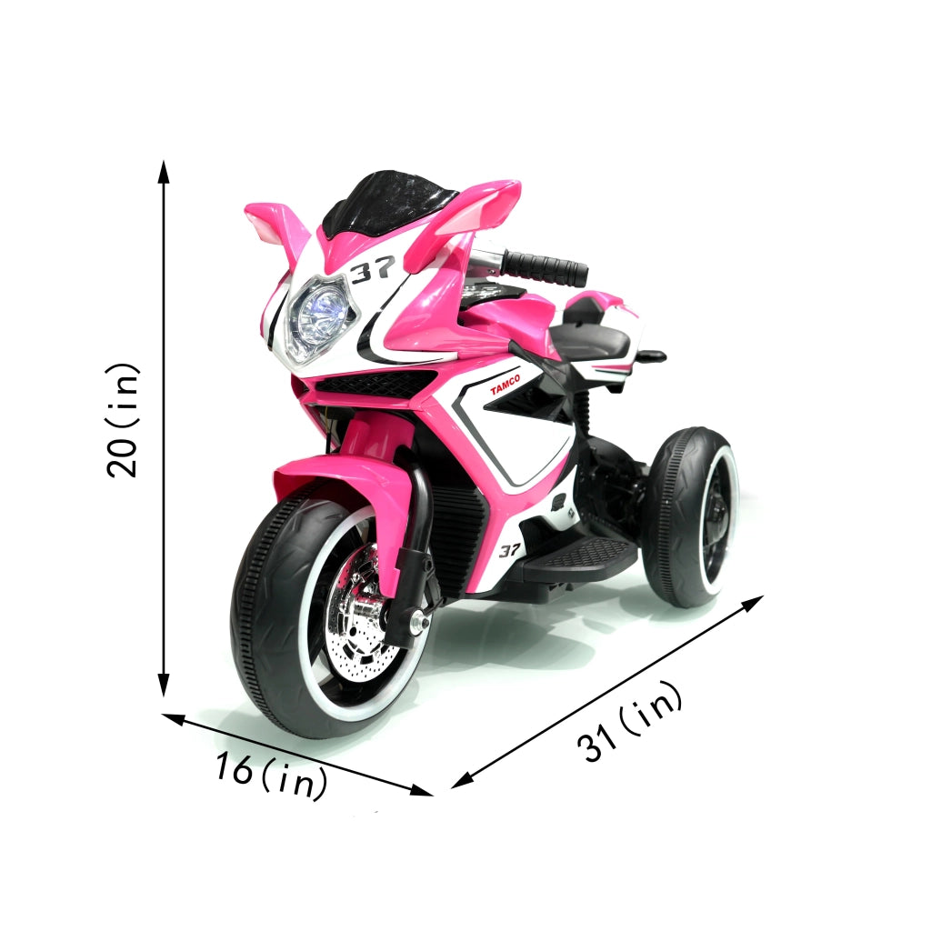 Motocicletta Elettrica per Bambini ¨C zephmum ¨C Verde con Musica e Luci