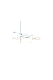 APPLIQUE MOVIDA/3 BIANCO A LED 3000K 1200LM 20W DIMMERABILE 50X8CM