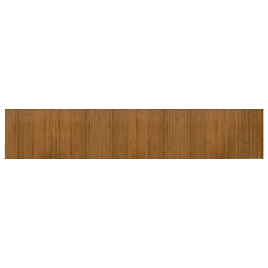 Tappeto Rettangolare Marrone 60x300 cm in BambÃ¹