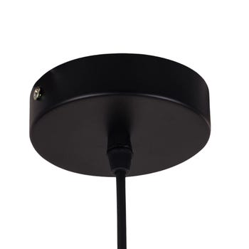 Lampadario Portalampada a Sospensione Attacco E27 Design Nordico IP20 Da Interni nero