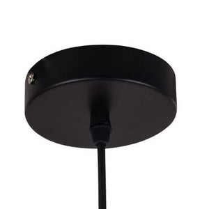 Lampadario Portalampada a Sospensione Attacco E27 Design Nordico IP20 Da Interni nero
