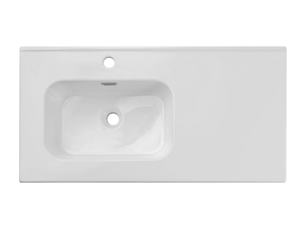 Lavabo per mobile a una vasca 90 cm con piano ceramicznym Lavabi per mobile 91 x 17 x 46 cm