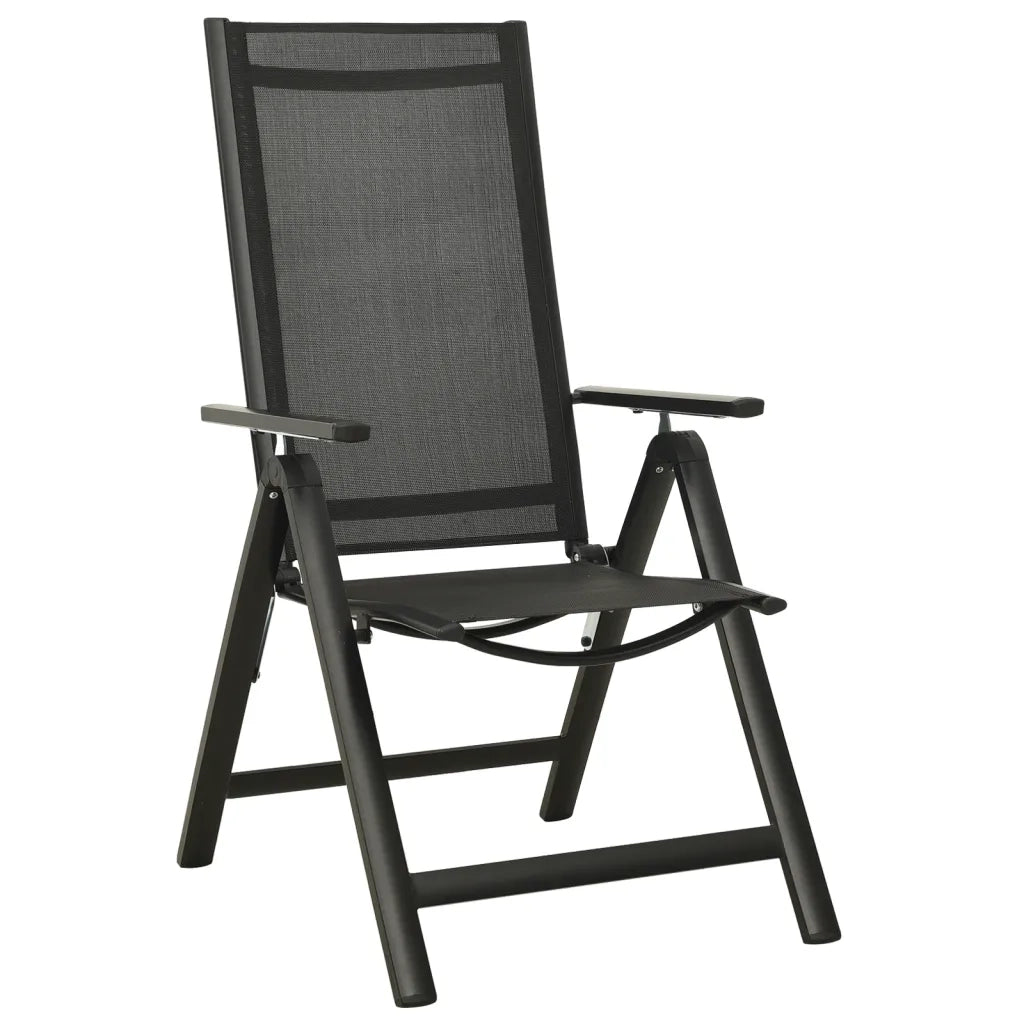 Set Mobili da Pranzo per Giardino 7 pz in Alluminio Antracite cod mxl 35711