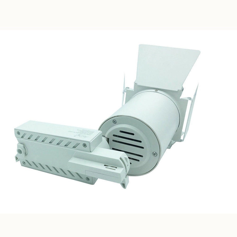 Trade Shop - Faro Faretto Cob Led Binario Snodabile Luce Fredda Calda Naturale Soffitto 30w -