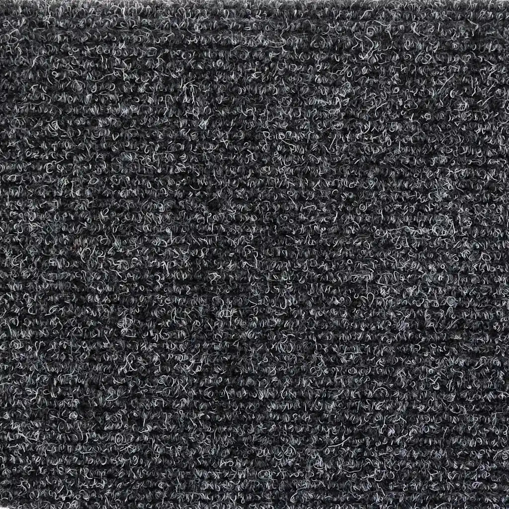 Tappetini per scale autoadesivi 5 pz 56x17x3 cm Grigio scuro semicircolari 149676