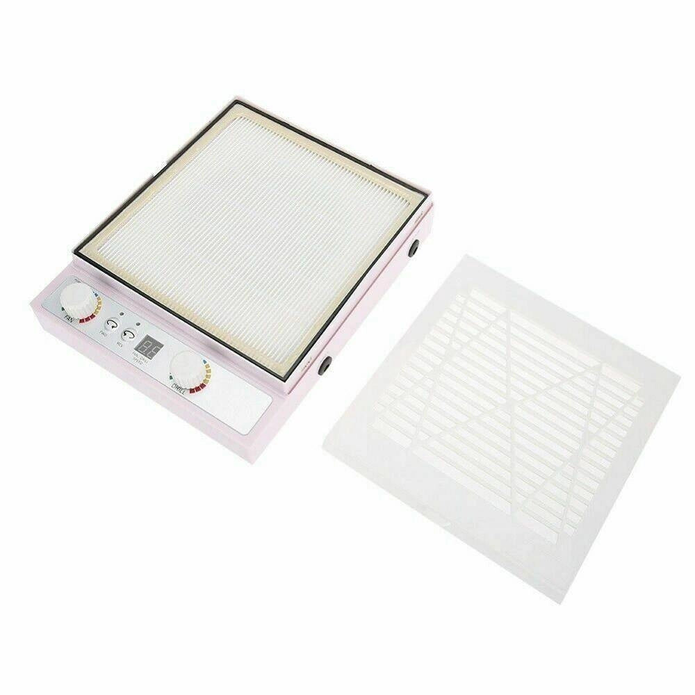 Trade Shop - Fresa Per Unghie Aspiratore Professionale Lampada Led Kit 3 In 1 Nail Manicure -