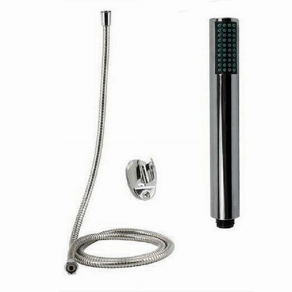 Trade Shop - Kit Doccetta Doccino Stondata Bagno Soffione Doccia Laccio 1,8 Mt Staffa 69086 -