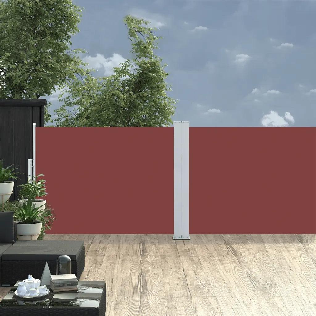 Tenda da Sole Laterale Retrattile Marrone 100x1000 cm cod mxl 16038