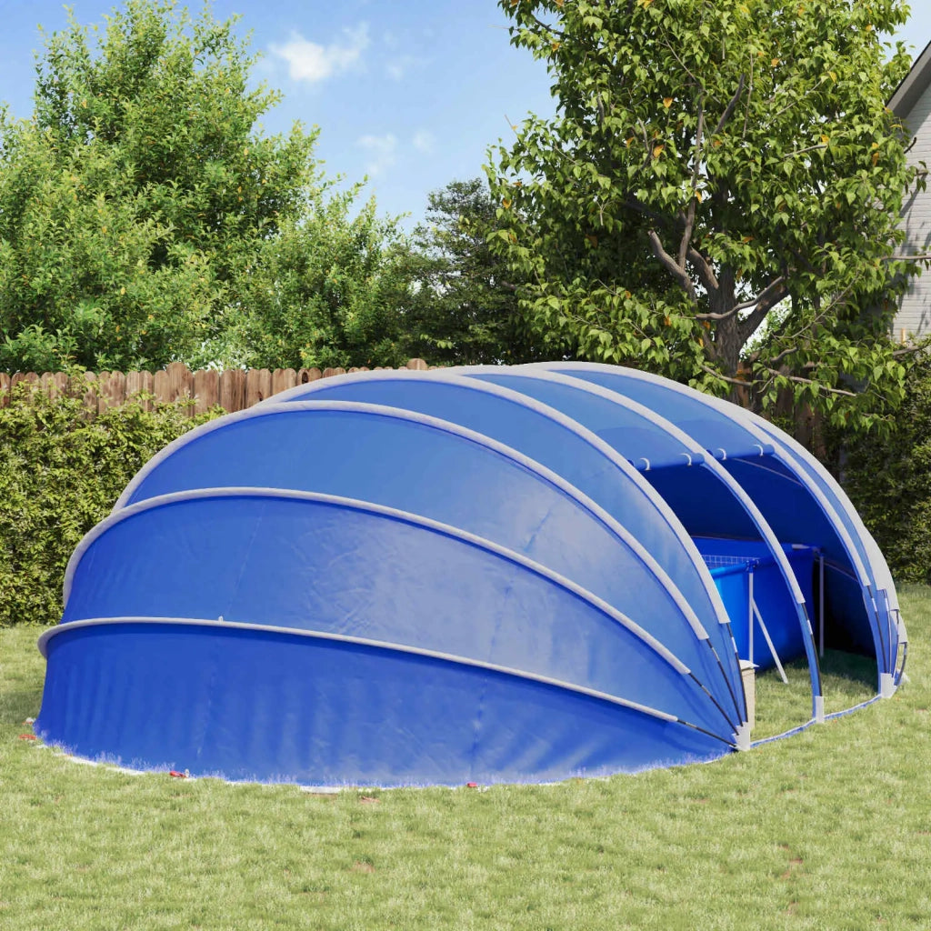 Tenda da piscina a cupola-Tenda per Piscina Verde 538 x 440 x 204 cm