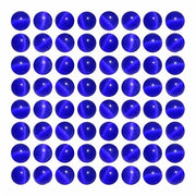 MJDCB 45 pezzi di cristallo azzurro smeraldo, occhielli rotondi 8 mm, cristalli isolati per gioielli, bracciali, collane, orecchini e accessori