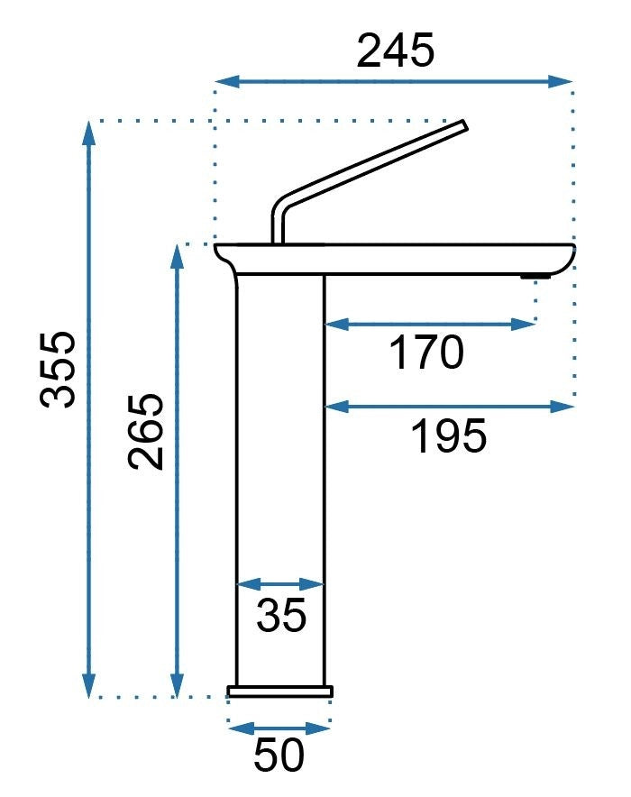 Rubinetto Da Lavabo Rea Modo Black High