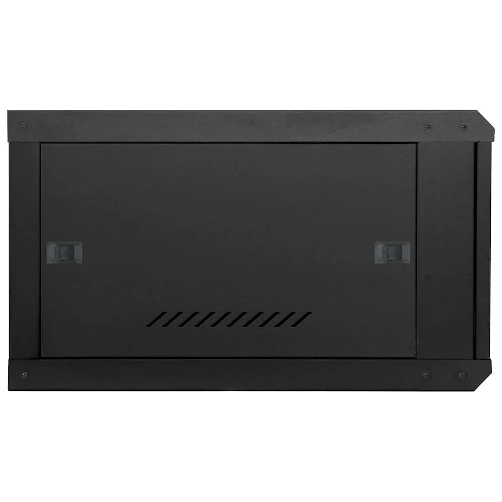 Armadio di rete moderno dal design industriale nero 60 x 60 x 35 cm in acciaio nero 02_0059064