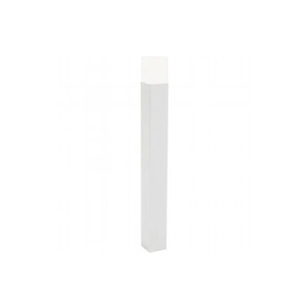 Palo Da Esterno Moderno H80Cm Kube Alluminio E Termoplastica Bianco Led 7W 4000K