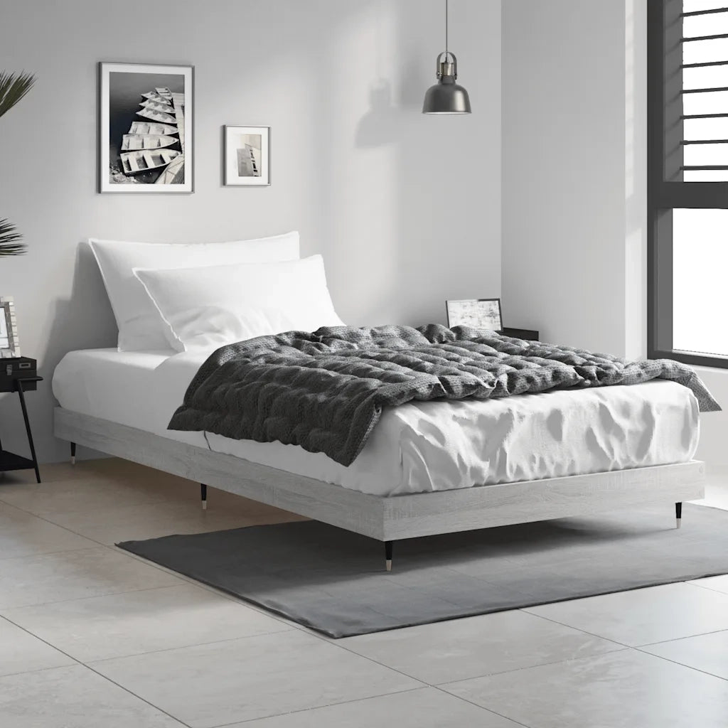 Giroletto Grigio Sonoma 90x190 cm in Legno Multistrato 832203