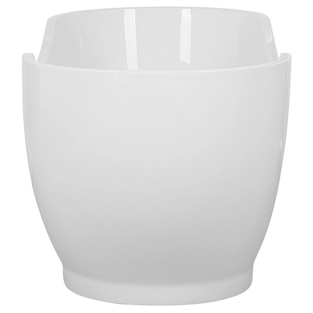 Vasca freestanding in acrilico sanitario bianco lucido singolo 169 x 77 cm ovale dal design moderno