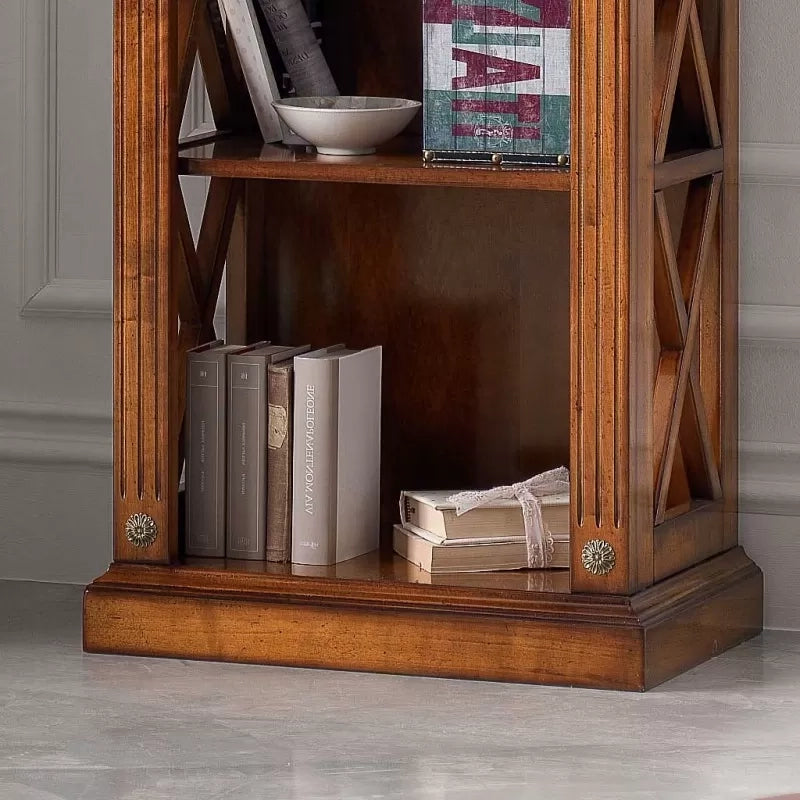Libreria classica 5 ripiani in legno bassano 62x40x191 - Mobili 2G