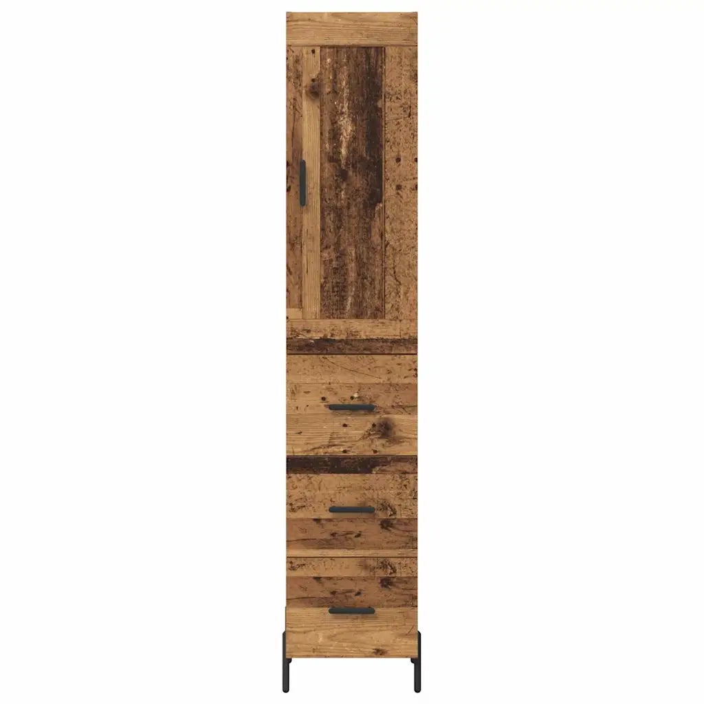 Credenza Legno vecchio 34,5 x 34 x 180 cm Legno multistrato