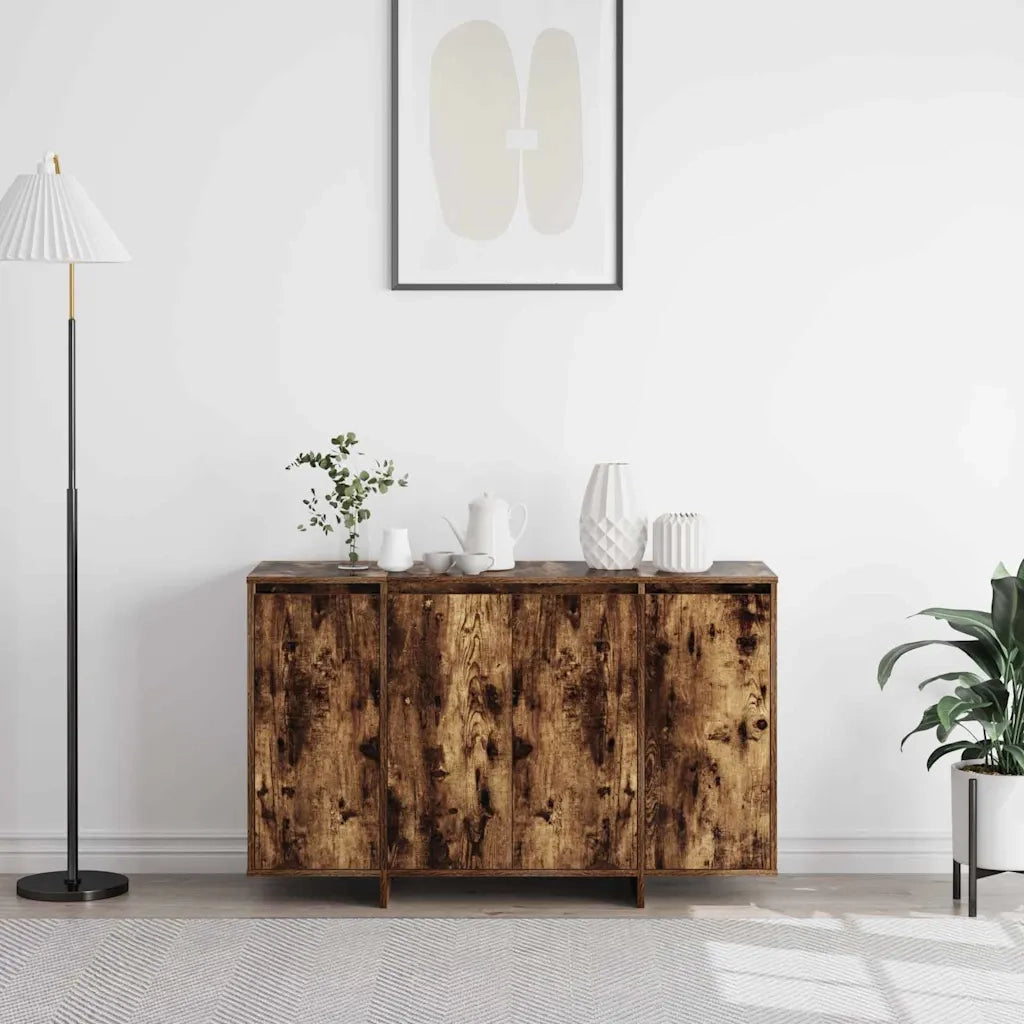 Credenza Rovere fumo 120 x 41 x 75 cm Legno multistrato 3333900