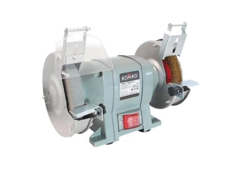 SMERIGLIATRICE DA BANCO DOPPIA 250 W IN ALLUMINIO