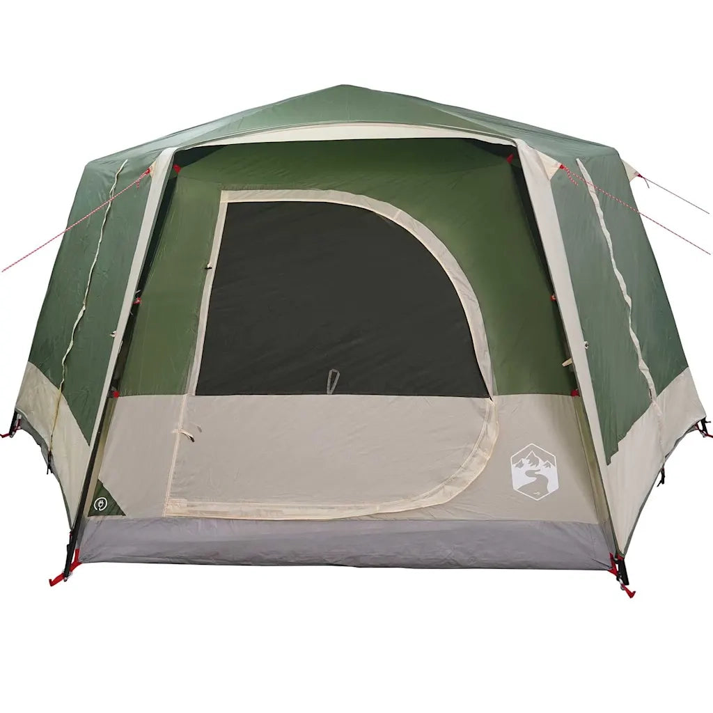 Tenda Cabina 7-Persone con tetto Verde 400 x 350 x 212 cm