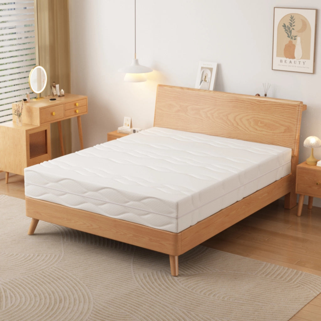 Materasso 120 × 200 cm a molle insacchettate, 7 zone ergonomiche, altezza 20 cm, rivestimento sfoderabile