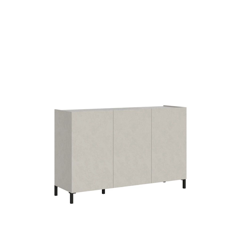Madia 3 ante 130x40x84 cm Solaria cashmere