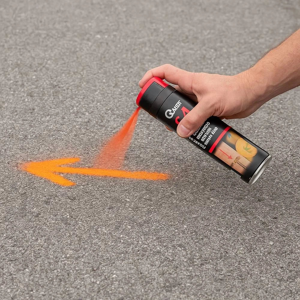 Vmd 64 vernice tracciante rossa spray per metalli e superfici industriali