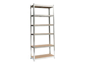 Scaffale In Acciaio Multiuso Con Ripiani Regolabili Alta Portata Storage - 6 Ripiani - Storage