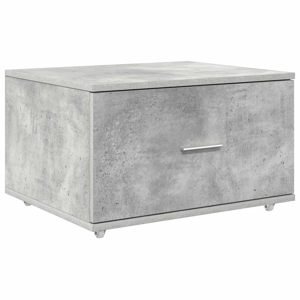 Scrivania con cassetto Grigio cemento 131,5 x 50 x 106,5 cm 3337268