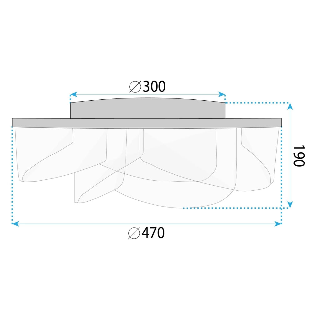 Lampada Da Soffitto G139-c Gold Led