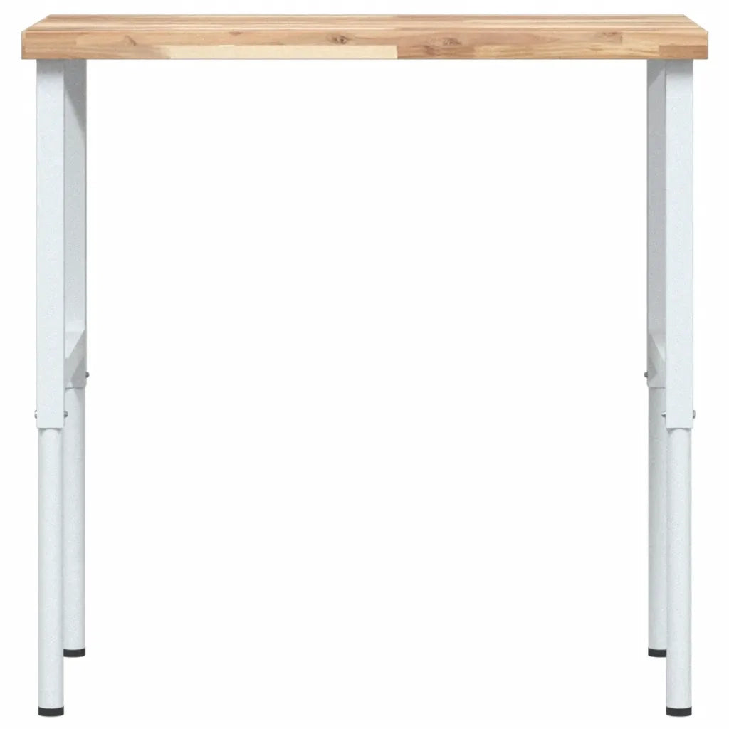 Banco Lavoro 100x60x(73-99,5) cm Legno di Acacia Rettangolare