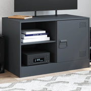 Mobile TV-Credenza TV-Console TV Antracite 67x39x44 cm in Acciaio 671110