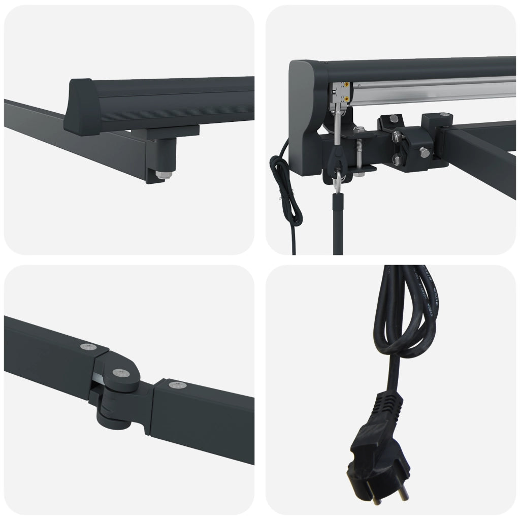 Struttura Tenda Elettrica Semi-Cassettata Rettangolare in Metallo