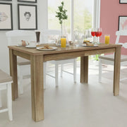 Tavolo da Pranzo 140x80x75 cm Rovere 243055
