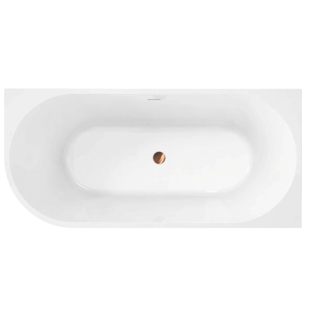 Vasca Bagno Sydney Bellanto Destra 150cm Copritappo nero