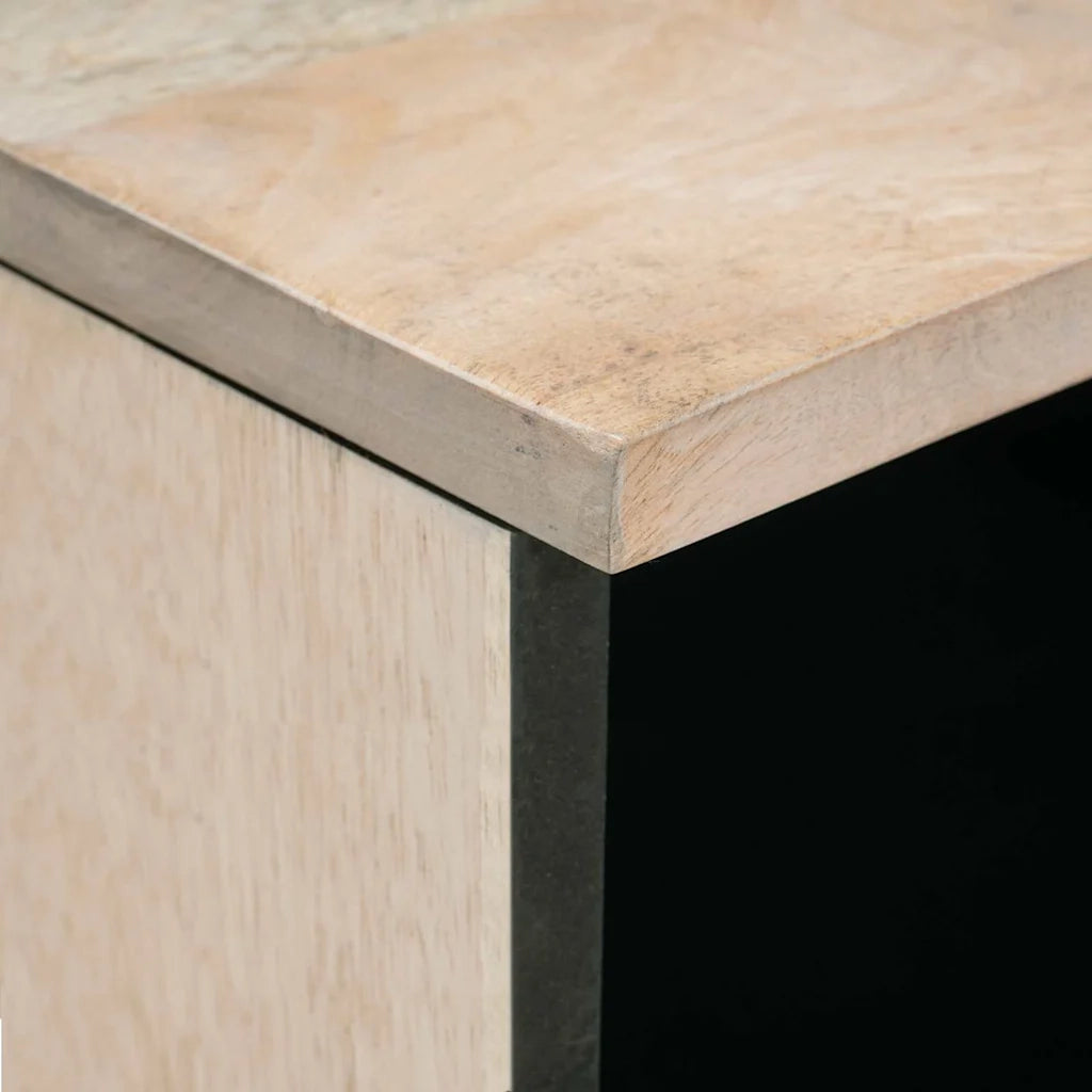 Comodino | Armadio da Notte | Mobiletto da notte Bianco 50 x 33 x 62 cm Legno ingegnerizzato
