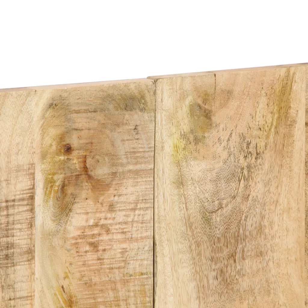 Testiera | Testata 140 cm in Legno Massello di Mango Grezzo