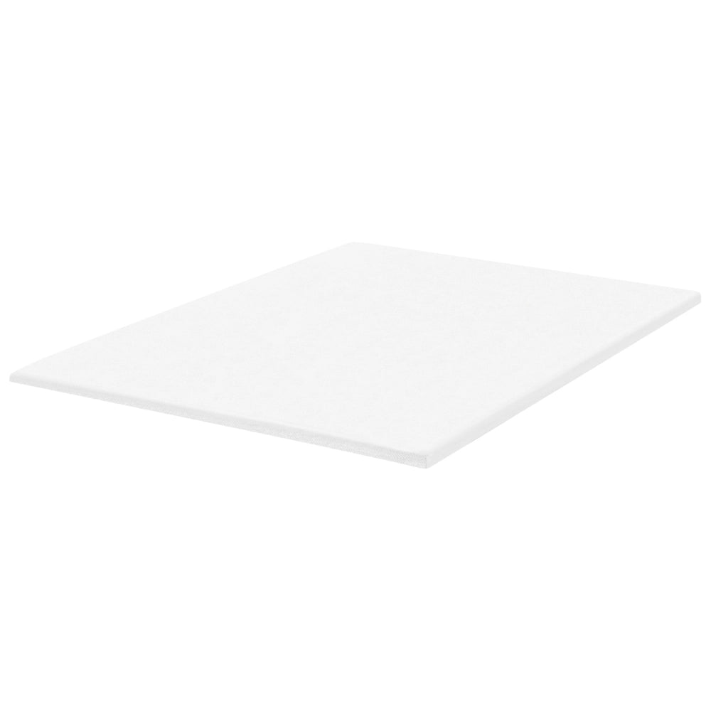 Coprimaterasso in schiuma bianca 160 x 200 cm morbido comfort