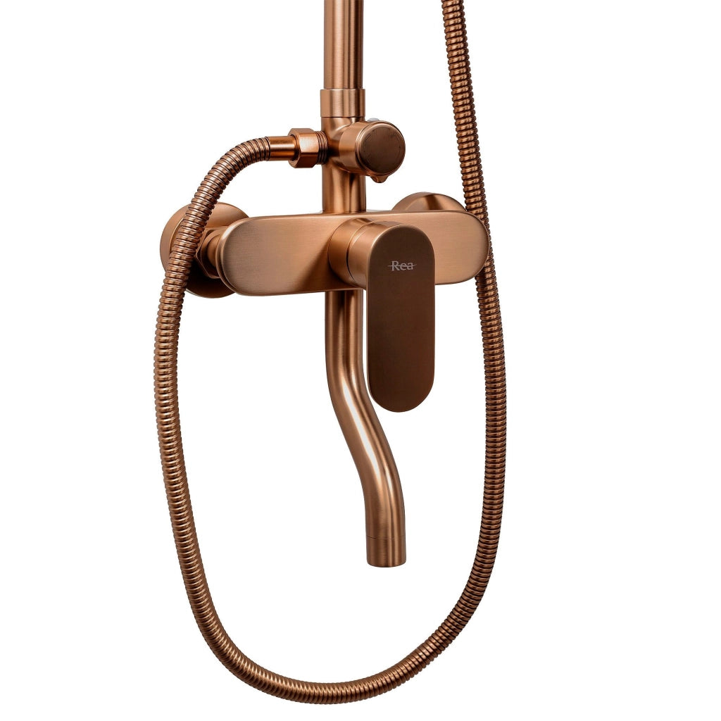Set Doccia Rea Drop Brush Copper
