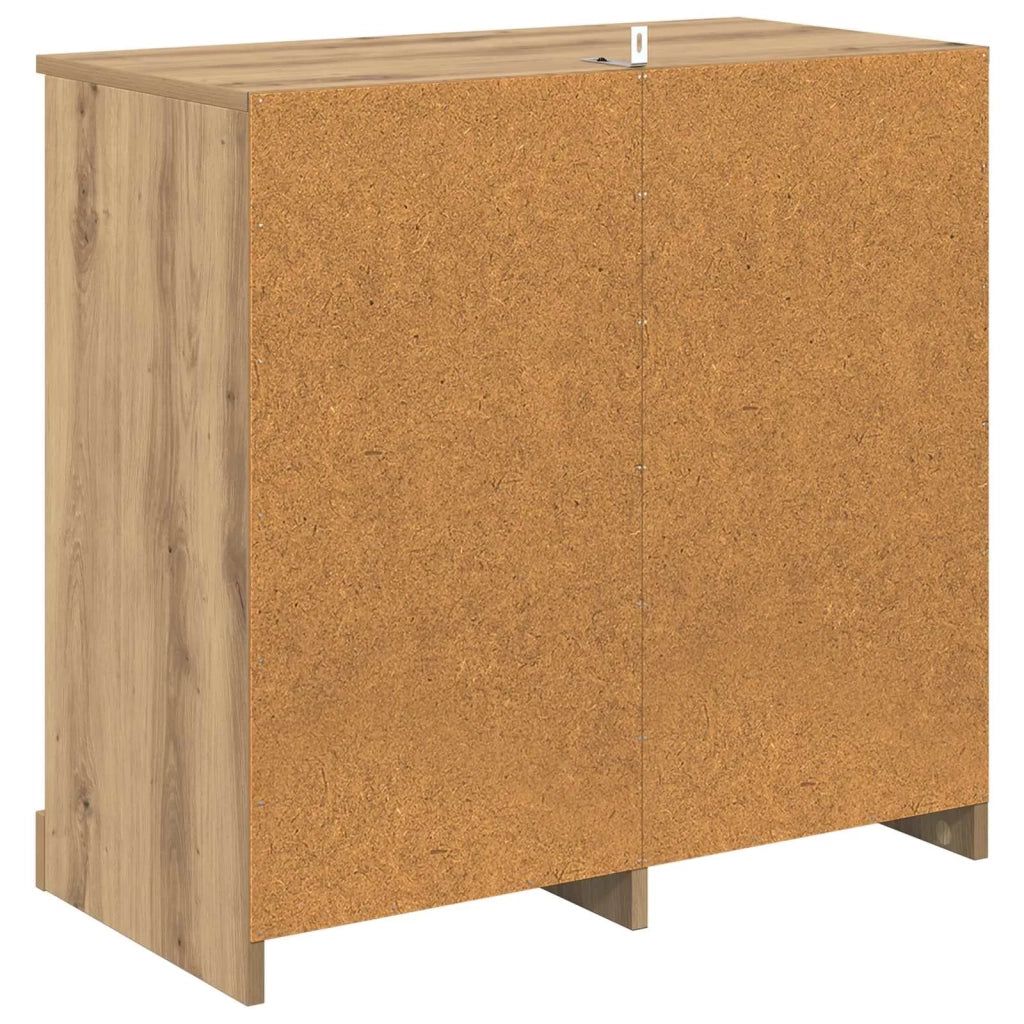 Credenza | Madia | Buffet da pranzo | Armadio da pranzo con cassetto Rovere artigianale 70 x 35,5 x 67,5 cm