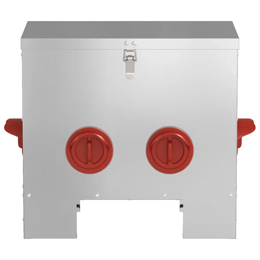 Feeder per pollo Argento 40,5 x 25 x 38 cm Acciaio zincato