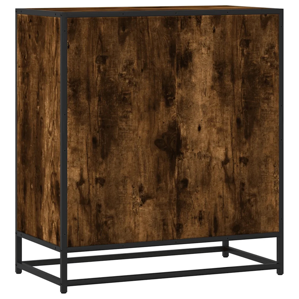 Credenza Rovere Fumo 68x35x76 cm in Truciolato 848976