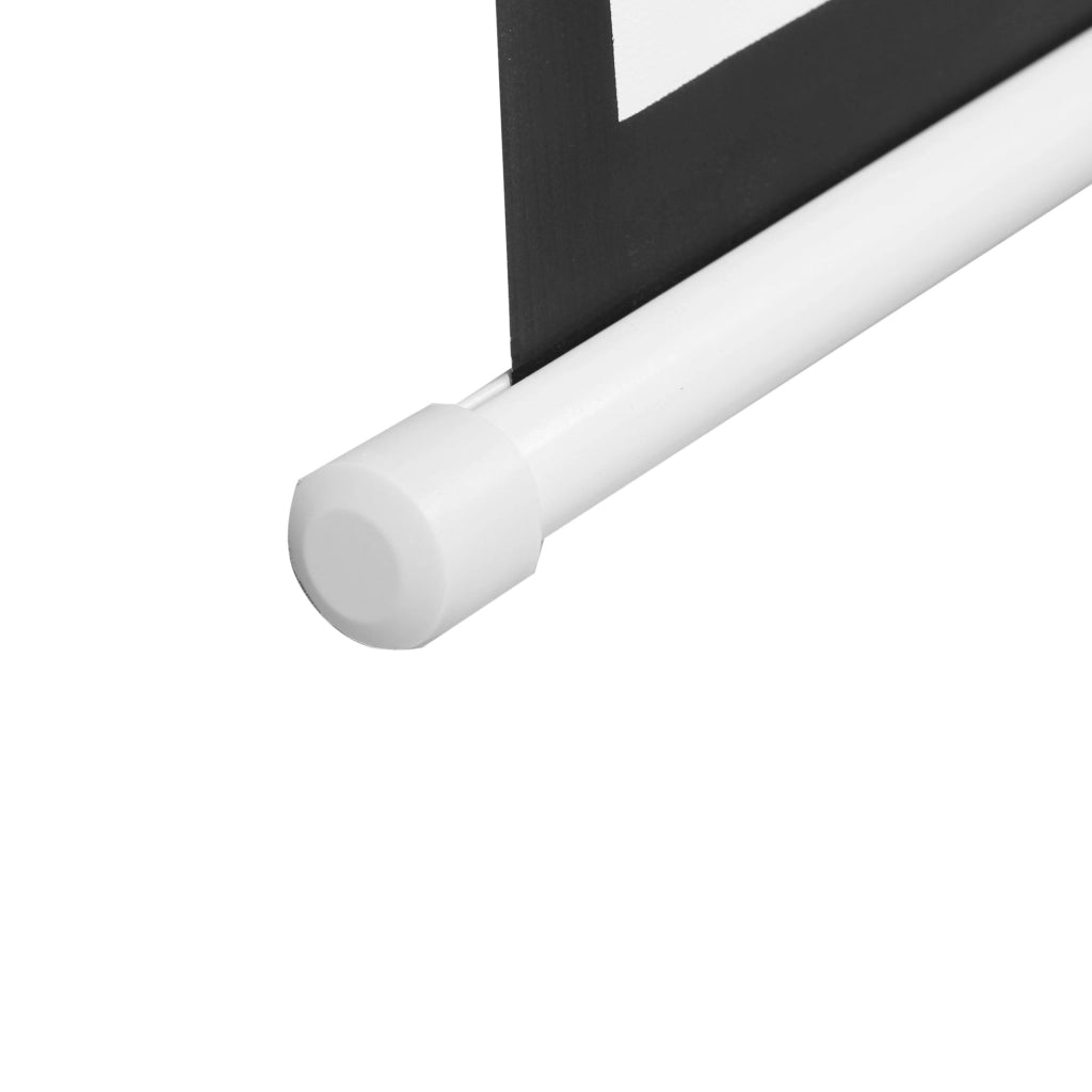 Schermo per proiettore elettrico 266 x 149 cm 16:9 con telecomando per home cinema e presentazioni, in metallo, bianco