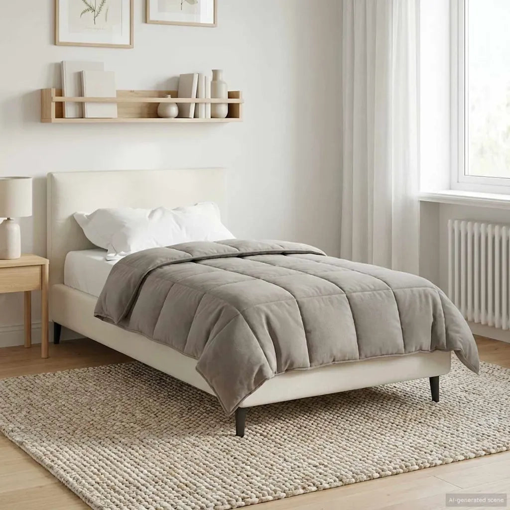 Duvet Estivo Rosa 135 x 200 cm Microfibra e Fleece Teddy